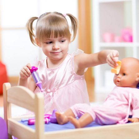 Bonecas Grávidas Brinquedo Educativo para Crianças, Dois Bebês